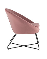 Кресло Stool Group Колумбия, велюр, пыльно-розовый от Водопад  фото 3