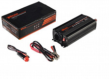 Преобразователь инверторный автомобильный Wester MSW600 920-001 12-220 В + USB, 600 Вт, модифицированная синусоида от Водопад  фото 3