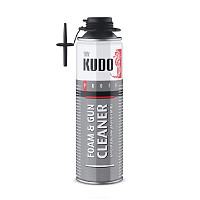 Очиститель монтажной пены Kudo Proff Foam&Gun Cleaner (0,65 л) от Водопад  фото 1