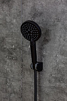 Душевой комплект Orange Aristo M19-311b 3 в 1, со смесителями, черный от Водопад  фото 4