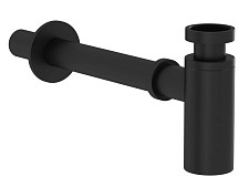 Сифон Vitra Syphon A4512336WTC для раковины металлический, матовый черный от Водопад  фото 1
