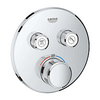 Смеситель для душа Grohe Grohtherm SmartControl 29119000 термостатический, встраиваемый, хром от Водопад  фото 1