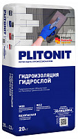Гидроизоляция Plitonit ГидроСлой (ГидроСтена) 6167 гидроизоляция жесткая обмазочная, 20 кг от Водопад  фото 1