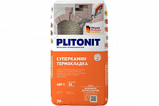 Смесь Plitonit СуперКамин ТермоКладка Н000802 красный, 20 кг от Водопад  фото 1
