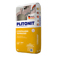 Смесь Plitonit СуперКамин ТермоКлей 5950 25 кг от Водопад  фото 1