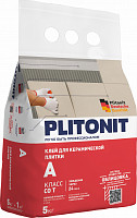 Клей Plitonit А 5000 для керамической плитки внутри помещений, класс С0T, 5 кг от Водопад  фото 1