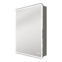Зеркальный шкаф Azario CS00084317 1П 600х800 с подсветкой, подогрев, сенсорный выключатель от Водопад  фото 1