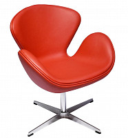 Кресло Bradex Swan Chair красный от Водопад  фото 1