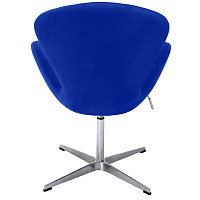 Кресло Bradex Swan Chair синий, искусственная замша от Водопад  фото 5
