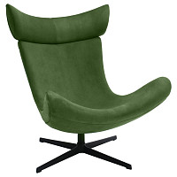 Кресло Bradex Toro зеленый, искусственная замша от Водопад  фото 1