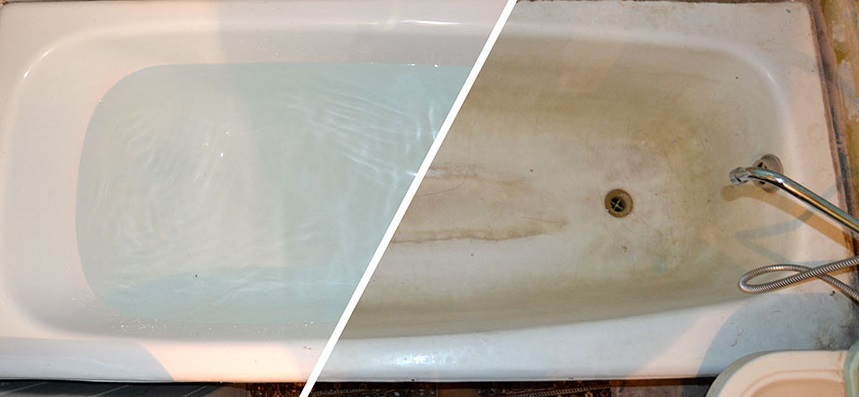 Как удалить старую краску с ванны быстро и легко