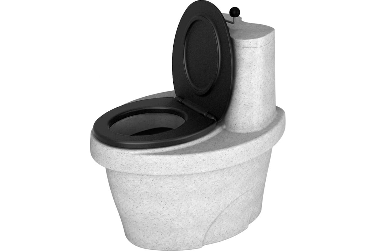 Торфяной туалет ROSTOK туалет айша m с бортом 53 х 39 х 21 см серый fix
