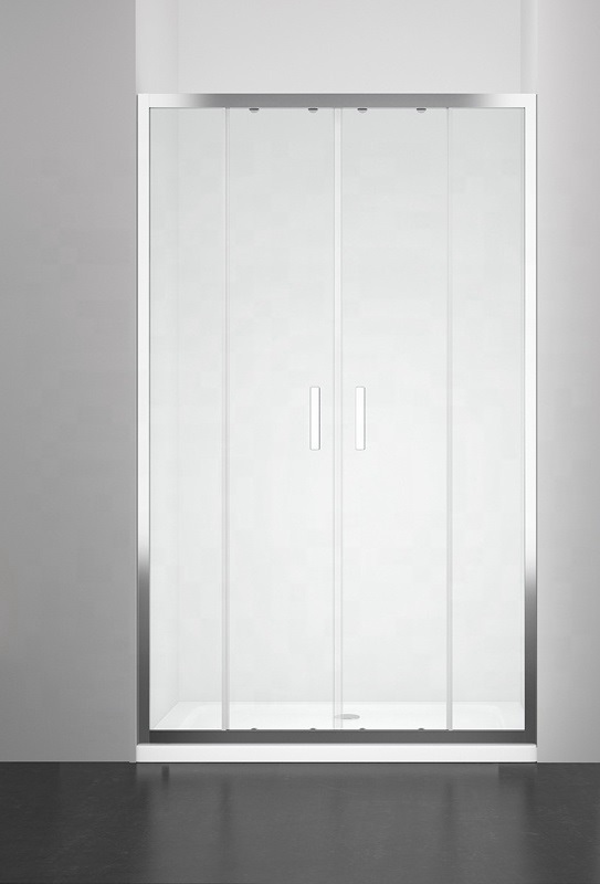 Душевая дверь 8007-2CH/160 160x190 см, 2 раздвижные, прозрачное стекло