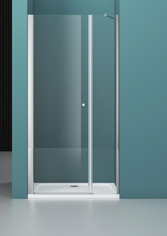 Душевая дверь Etna ETNA-B-11-100+60-C-Cr 1550х1950, стекло прозрачное, профиль хром, распашная