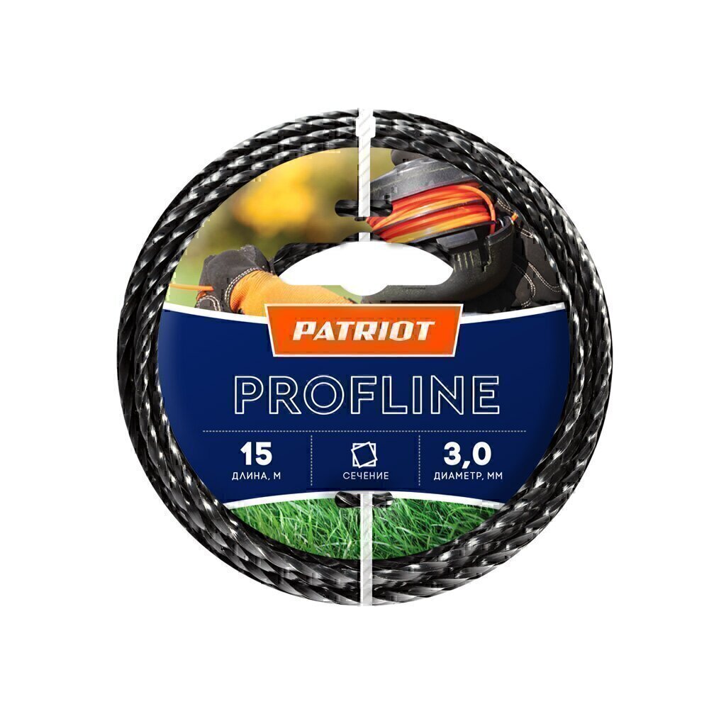 Леска PATRIOT леска roundline 15 м 1 6 мм круглая желтая patriot 805201011