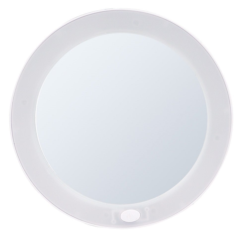 Зеркало косметическое на присосках Mulan О3003201 5х-увелич. LED белый - фото 1