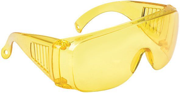 Очки защитные Курс 12232 с дужками желтые