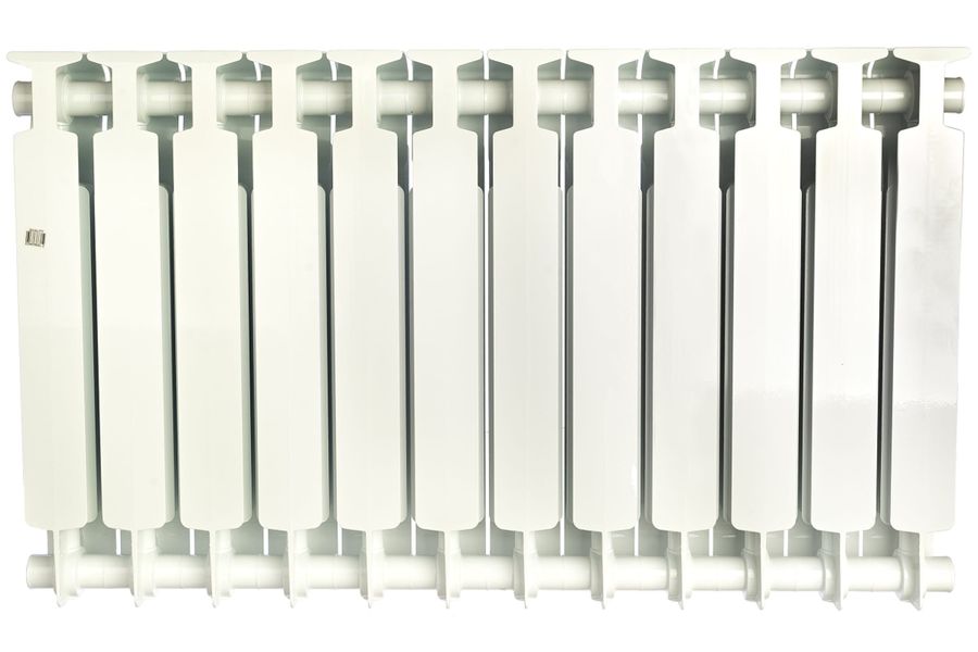 Радиатор биметаллический Alp 500/75 мм  12 секции, левое подключение, белый