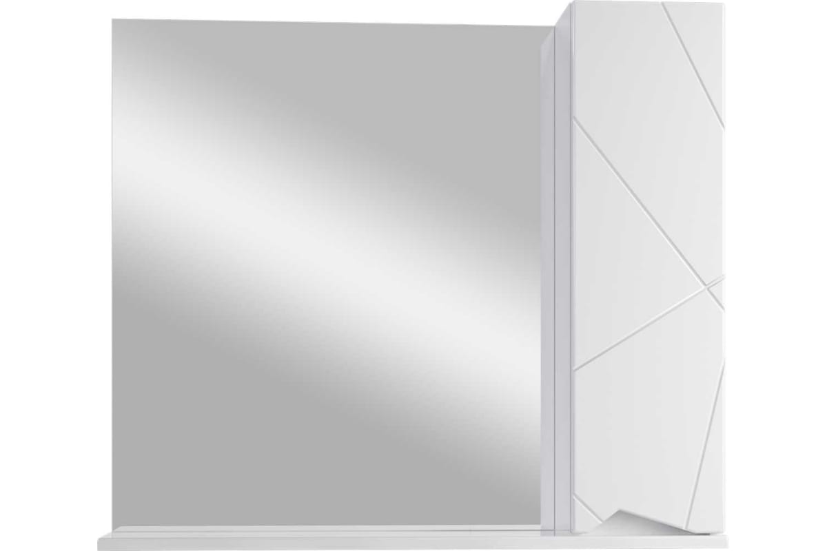 Зеркальный шкаф Каскад 273.1-2.4.1. 60см, белый