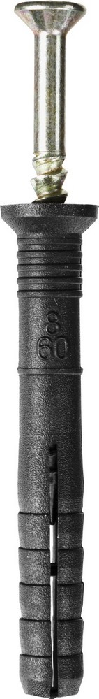 Дюбель-гвоздь 30640-08-060 полипропиленовый потайный бортик 8 x 60 мм 1000 шт.