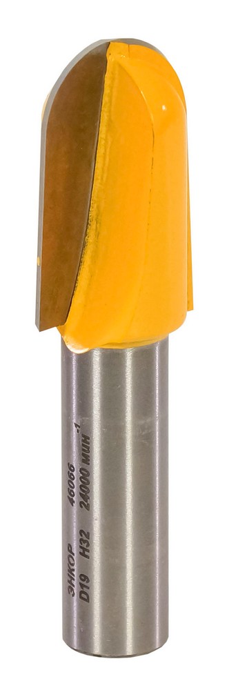 Фреза Энкор 46066 пазовая галтельная ф19х32 мм R9,5 мм хвостовик 12 мм