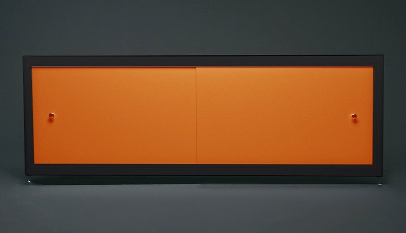 Экран под ванну 4 дв.оранжевый 900-1500мм - фото 1