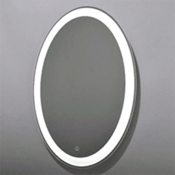 Зеркало Foture AQF5777RU25 77х57 мм, подсветка, овальное