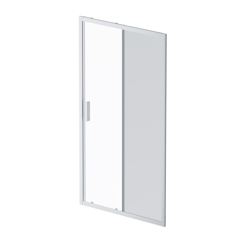 Душевая дверь Gem Solo W90G-110-1-195MG 110х195, стекло тонированное, профиль хром матовый - фото 1