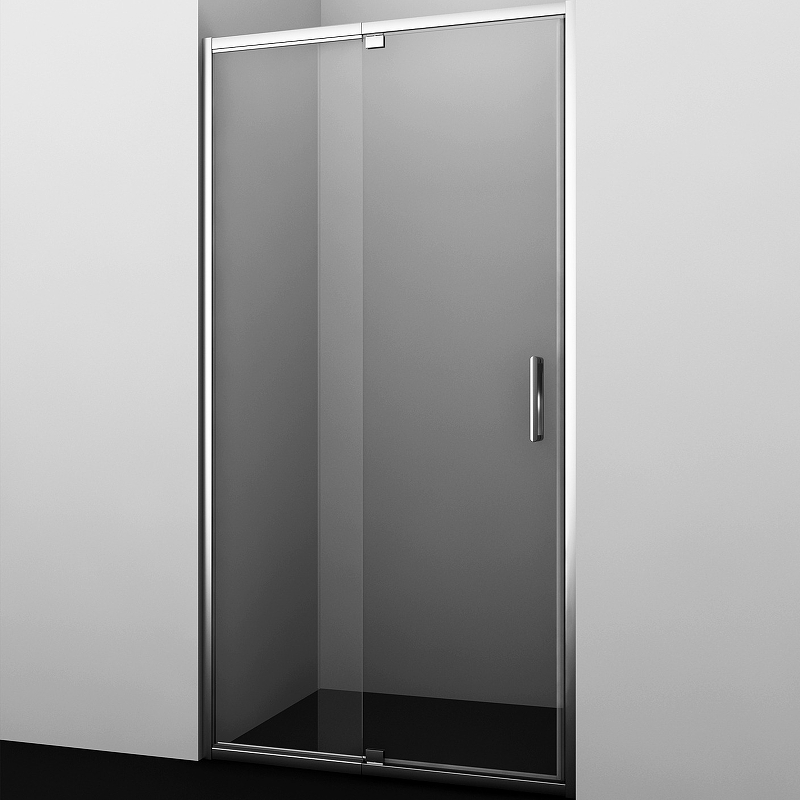 Душевая дверь Berkel 48P05 1200х2000, прозрачное стекло, профиль серебро - фото 1