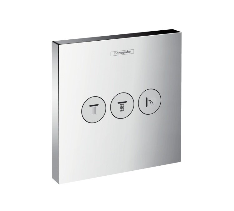 Запорно-переключающие устройство ShowerSelect на 3 потребителя 15764000 - фото 1