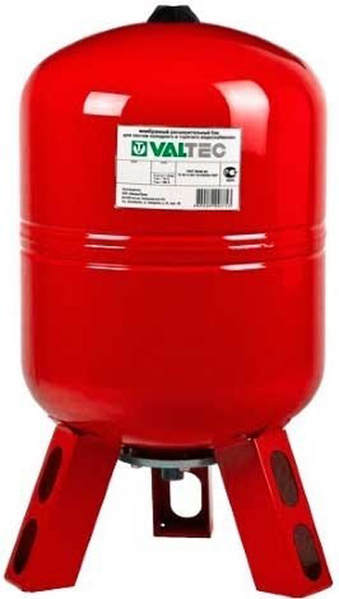 Бак расширительный VT.RV.R.080500 для систем отопления 500 л, красный