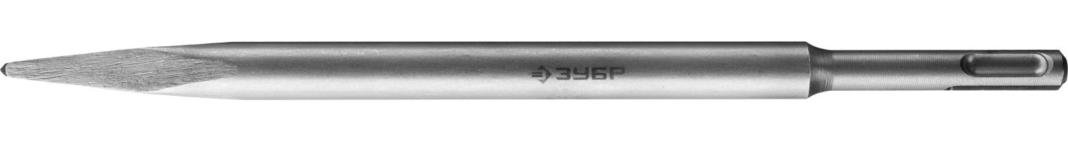 Зубило пикообразное Зубр 29231-00-250 250 мм, HSS-R, быстрорежущая сталь М2(S6-5-2) Р6М5, класс А SDS-plus