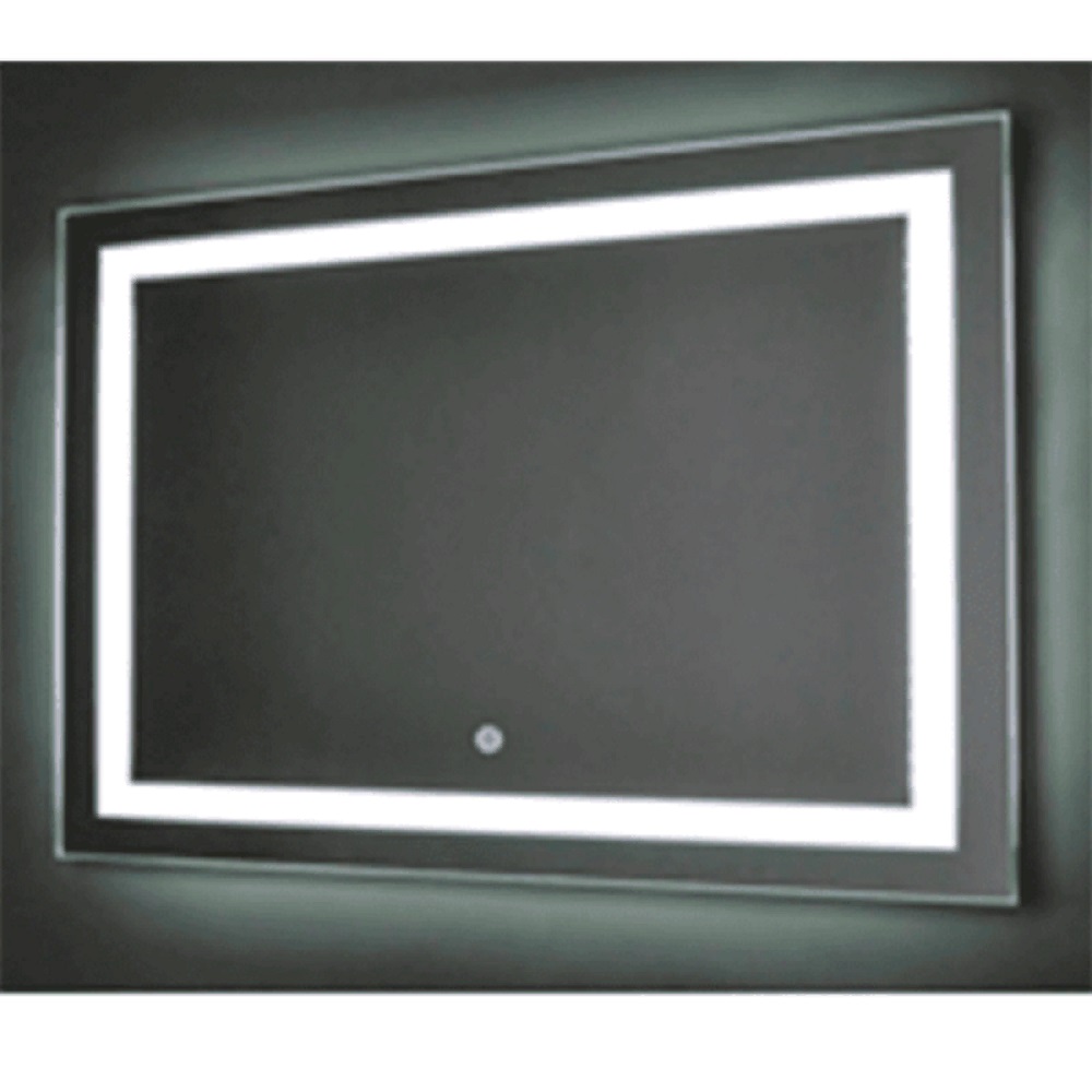 Зеркало Quadro AQQ6080RU04 60х80 мм, подсветка, прямоугольное - фото 1