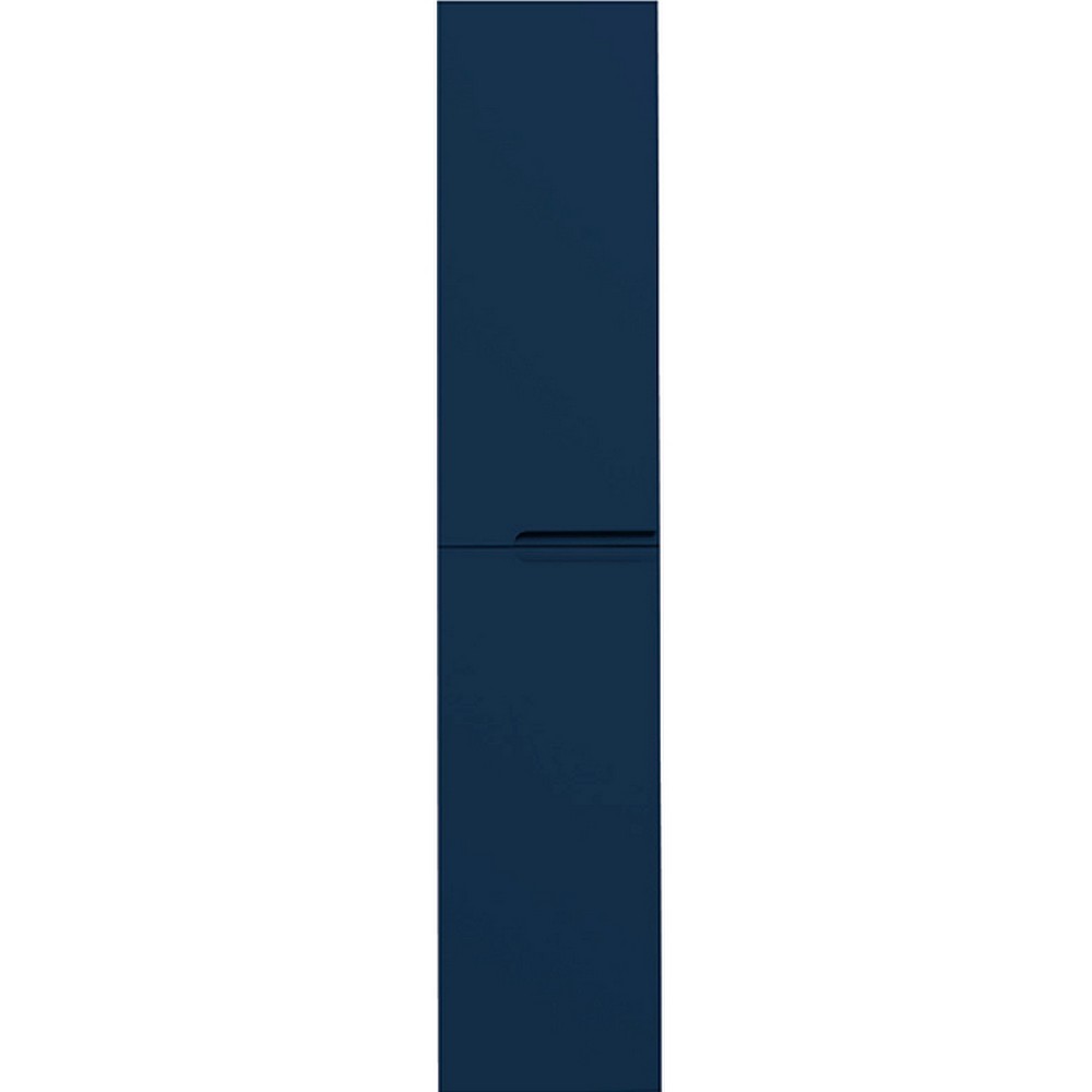 Пенал подвесной Nova EB1892LRU-G98 30х34х147, левый, синий бархат - фото 1