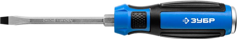 Отвертка ударная Зубр Профессионал 25272-3, сквозной Cr-V стержень, PH3 x 150 мм, усилитель под ключ, магнитный наконечник