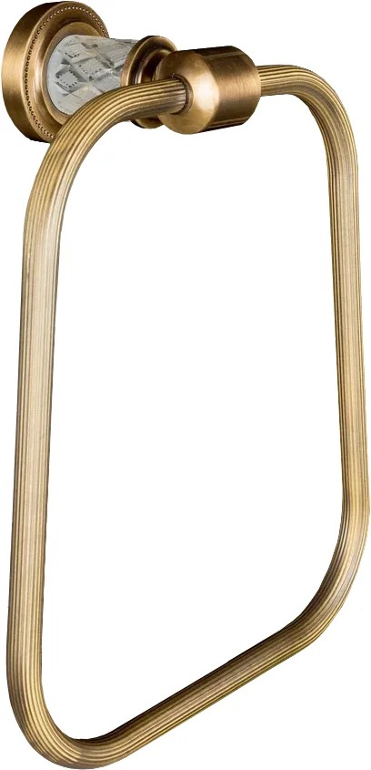 Держатель полотенец Murano Cristal 10905-CRST-BR круглый бронза