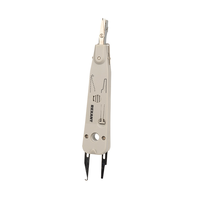 Инструмент для заделки и обрезки витой пары Rexant инструмент для зачистки кабеля и заделки витой пары cablexpert