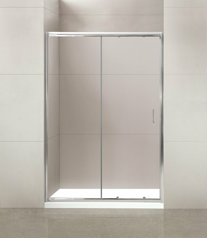 Душевая дверь Uno UNO-195-BF-1-155-C-Cr 1550х1950, стекло прозрачное, раздвижная, профиль хром