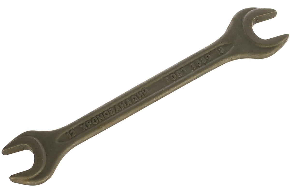 Ключ рожковый Сибртех 14324 12 х 13мм, CrV, фосфатированный