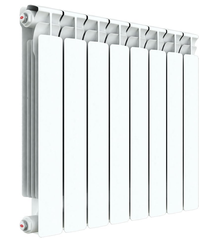 Радиатор биметаллический Alp 500/75 мм  4 секции, левое подключение Alp 500/75 мм  4 секции, левое подключение - фото 1