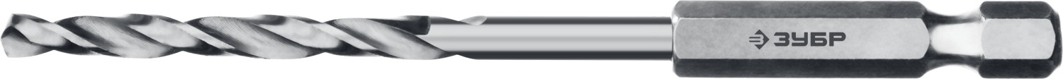 Сверло по металлу Зубр Профессионал 29623-3 ПРОФ-А 3.0х79мм, с шестигранным хвостовиком, сталь Р6М5, класс А