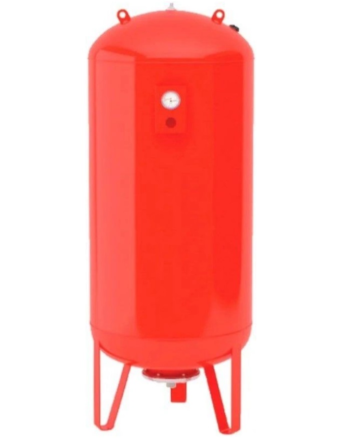 Бак расширительный VT.RV.R.081000 для систем отопления 1000 л, красный - фото 1