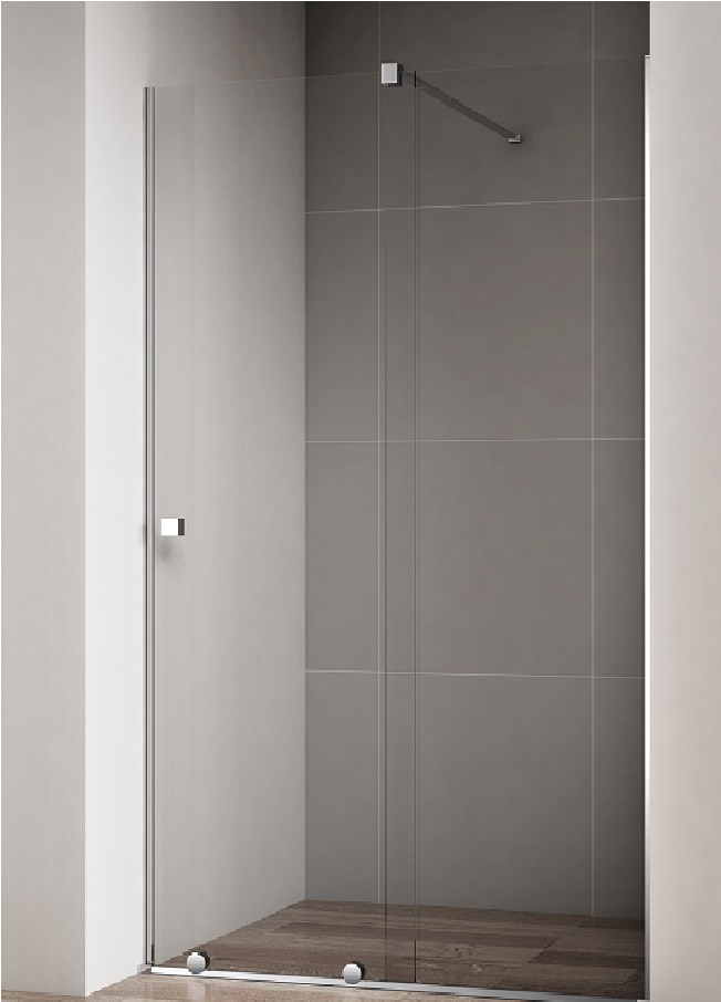 Душевая дверь Stream-BF-1-110-C-Cr, 1050-1100x1950, стекло прозрачное, профиль хром - фото 1