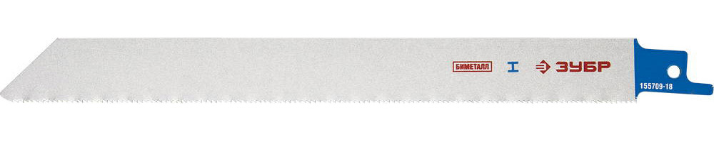 Полотно Зубр ЭКСПЕРТ S1122EF, 155709-18, для сабельной эл. ножовки Bi-Met,тонколист,профил металл,нерж. сталь,цв металл,180/1,4мм