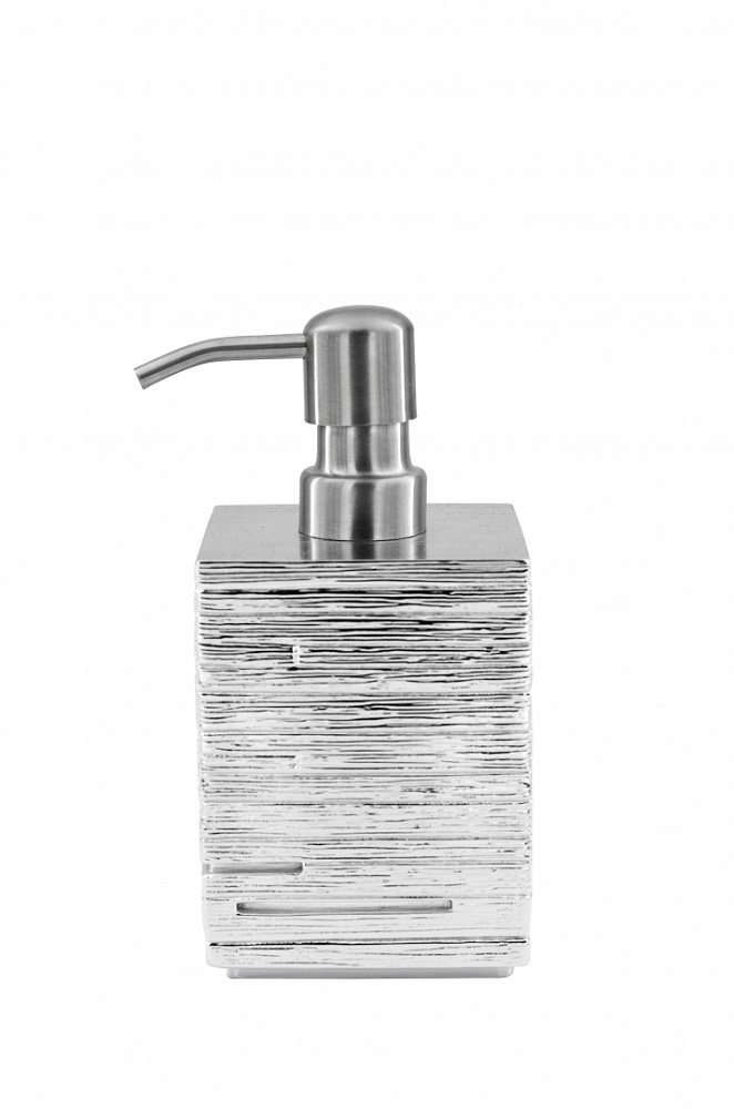 Дозатор для жидкого мыла Brick Silver 22150527 серебряный