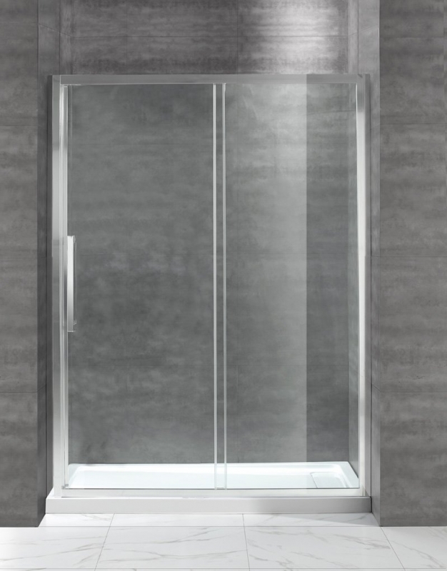 Душевая дверь Lux-Soft LUX-SOFT-W-BF-1-120-C-Cr-IV 1200х2000, 1-раздвижная, стекло прозрачное, профиль хром