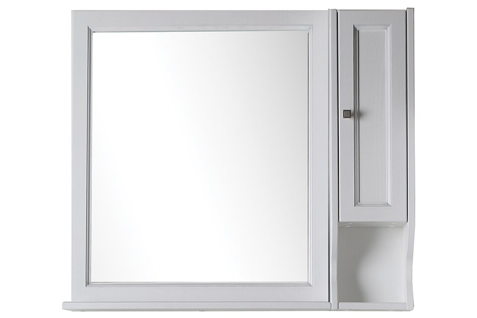 Зеркало Гранда 11481 80 см, цвет белый (патина серебро) Гранда 11481 80 см, цвет белый (патина серебро) - фото 1