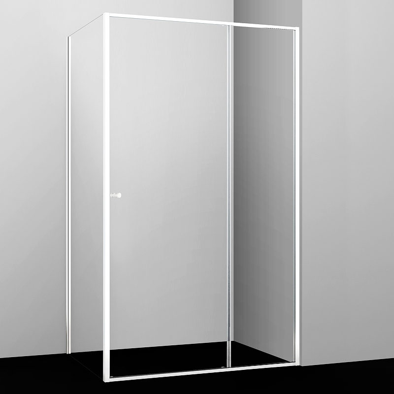 Душевой уголок Rhin 44S15 1100х900х2000, прозрачное стекло, профиль белый