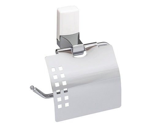Держатель туалетной бумаги с крышкой Leine (White) К-5025 К-5025 White Leine (White) К-5025 - фото 1