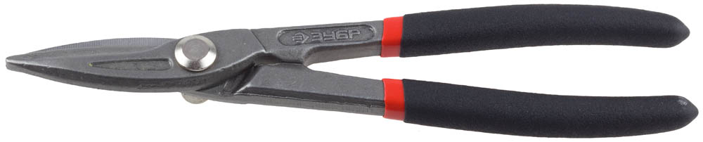 Прямые ножницы Зубр 23015-20 210 мм по металлу, длина режущей кромки 45 мм прямые остроконечные ножницы rexant